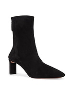 Aquazzura Blade 65 Bootie in Black, view 2, click to view large image.