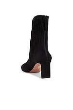 Aquazzura Blade 65 Bootie in Black, view 3, click to view large image.
