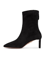 Aquazzura Blade 65 Bootie in Black, view 5, click to view large image.