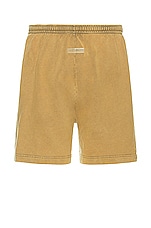 Acne Studios Shorts in Sage Green, view 2, click to view large image.
