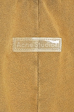 Acne Studios Shorts in Sage Green, view 3, click to view large image.
