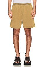 Acne Studios Shorts in Sage Green, view 4, click to view large image.