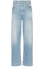 Acne Studios 1991 Toj Vintage Straight Denim Jean In Light Blue in Light Blue, view 1, click to view large image.