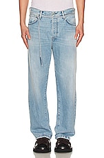 Acne Studios 1991 Toj Vintage Straight Denim Jean In Light Blue in Light Blue, view 3, click to view large image.