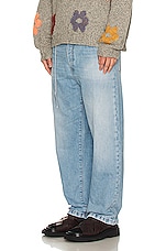 Acne Studios 1991 Toj Vintage Straight Denim Jean In Light Blue in Light Blue, view 4, click to view large image.