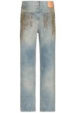 Acne Studios 2021m Penicillin Jeans in Mid Blue, view 2, click to view large image.