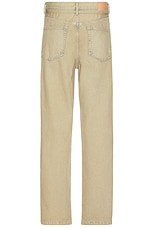 Acne Studios 1991 Toj Straight Denim Jean in Light Sand, view 2, click to view large image.