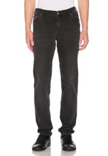 Acne Studios North Straight Leg in Used Black, view 1, click to view large image.
