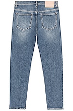 Acne Studios River Straight Leg in Mid Blue, view 2, click to view large image.