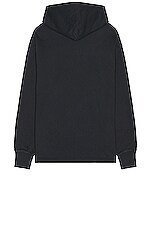 Acne Studios Franklin H Stamp Hoodie in Black, view 2, click to view large image.