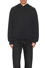 Acne Studios Hoodie in Black, view 3, click to view large image.