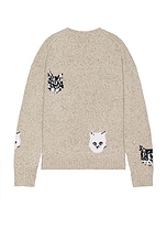 Acne Studios Sweater in Beige, view 2, click to view large image.