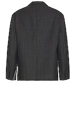 Acne Studios Blazer in Grey & Black, view 2, click to view large image.