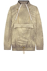 Acne Studios Anorak in Mud Grey, view 1, click to view large image.