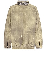 Acne Studios Anorak in Mud Grey, view 2, click to view large image.