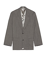 Acne Studios Suit Blazer in Grey Melange, view 1, click to view large image.