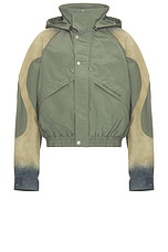 Acne Studios Jacket in Olive Green, view 1, click to view large image.