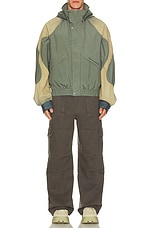 Acne Studios Jacket in Olive Green, view 4, click to view large image.