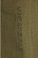 Acne Studios Ripstop Cargo in Olive Green, view 3, click to view large image.