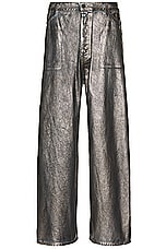 Acne Studios Relaxed Trouser in Silver & Blue, view 1, click to view large image.