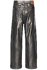 Acne Studios Relaxed Trouser in Silver & Blue, view 2, click to view large image.