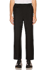 Acne Studios Pismo Wool Trousers in Black, view 3, click to view large image.