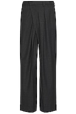 Acne Studios Trouser in Grey & Black, view 1, click to view large image.