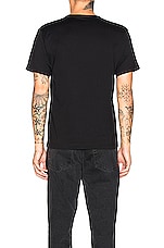 Acne Studios Tee in Black, view 6, click to view large image.