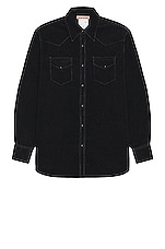 Acne Studios Shirt in Black, view 1, click to view large image.