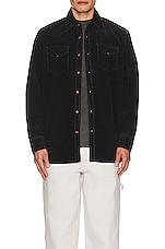 Acne Studios Shirt in Black, view 3, click to view large image.