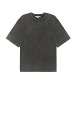 Acne Studios Tee in Faded Black, view 1, click to view large image.