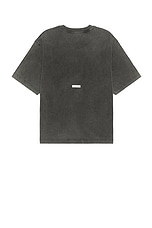 Acne Studios Tee in Faded Black, view 2, click to view large image.