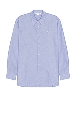 Acne Studios Shirt in Blue, view 1, click to view large image.