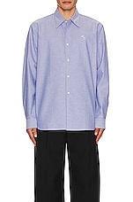 Acne Studios Shirt in Blue, view 4, click to view large image.