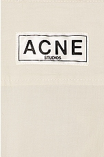 Acne Studios Long Sleeve Shirt in Off White, view 3, click to view large image.