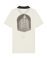 Acne Studios Graphic Tee in Ivory White, view 2, click to view large image.