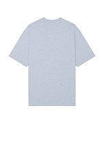 Acne Studios T-Shirt in Blue Melange, view 2, click to view large image.