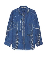 【Acne Studios】長袖シャツ Acne Studios 長袖シャツ - Navy Multi | FWRD
