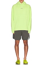 Acne Studios Swim Short in Khaki Green, view 6, click to view large image.