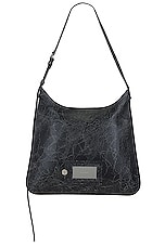 Acne Studios Shoulder Bag in Black, view 2, click to view large image.