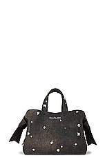 Acne Studios Top Handle Bag in Dark Brown, view 1, click to view large image.