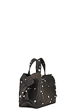 Acne Studios Top Handle Bag in Dark Brown, view 3, click to view large image.