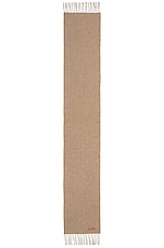 Acne Studios Solid Scarf in Oatmeal Melange, view 2, click to view large image.