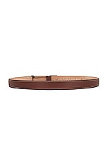 Acne Studios Leather Belt in Brown, view 2, click to view large image.