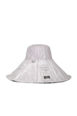 Acne Studios Holtz Lace Camo Sun Hat in Faded Purple, view 4, click to view large image.