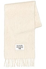 Acne Studios Viper Scarf in White | FWRD