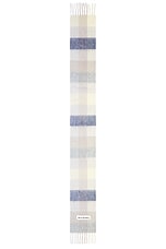 Acne Studios Vally Scarf in Vanilla, Beige, & Lavender, view 2, click to view large image.