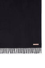 Acne Studios Canada Scarf in Black, view 3, click to view large image.