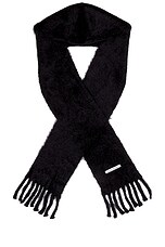 Acne Studios Hooded Scarf in Black | FWRD