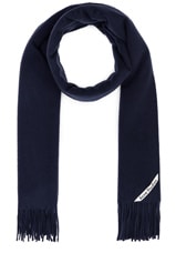 Acne Studios Scarf in Navy, view 1, click to view large image.
